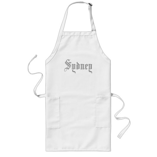 Personalisierte Schürze - Sydney (Vorne)