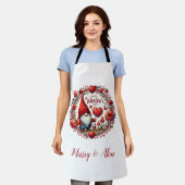 Personalisierte Schürze, Valentinisches Geschenk Schürze (Getragen)