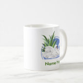 Personalisierte Schwan-Tassen Kaffeetasse (VorderseiteRechts)