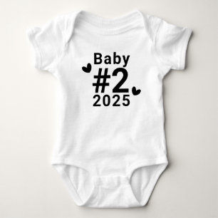 Personalisierte Schwangerschaftsankündigung für Ba Baby Strampler