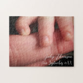 Personalisierte Schwangerschaftsankündigung Puzzle (Horizontal)