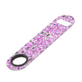 Personalisierte Schwarz-Grau-Anwendung Speed Flaschenöffner (Vorderseite Schrägansicht)