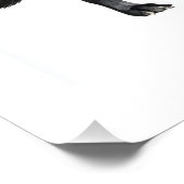 Personalisierte Schwarz-Labrador-Retriever-Dekorat Poster (Ecke)