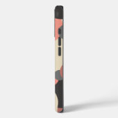 Personalisierte schwarz-rote Moleküle iPhone Gehäu Case-Mate iPhone Hülle (Rückseite / Links)