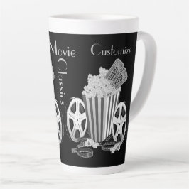 Personalisierte Schwarz-Weiß-Filmklassiker Milchtasse