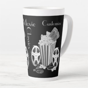 Personalisierte Schwarz-Weiß-Filmklassiker Milchtasse