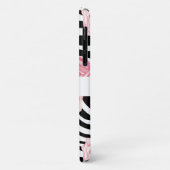 Personalisierte Schwarz/Weiß-Schrift Case-Mate iPhone Hülle (Hinten/Links)