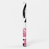 Personalisierte Schwarz/Weiß-Schrift Case-Mate iPhone Hülle (Hinten/Rechts)