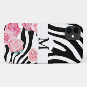 Personalisierte Schwarz/Weiß-Schrift Case-Mate iPhone Hülle (Rückseite (Horizontal))