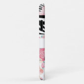 Personalisierte Schwarz/Weiß-Schrift Case-Mate iPhone Hülle (Hinten/Rechts)