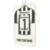 Personalisierte Schwarz-Weiß-Shirts Nr. 1 Lüfter Autolufterfrischer (Links)