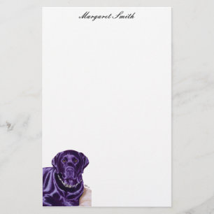 Personalisierte schwarze denkende Malerei Briefpapier
