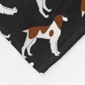 Personalisierte schwarze fleecedecke (Ecke)