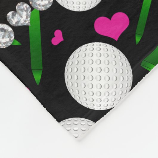 Personalisierte schwarze fleecedecke (Ecke)