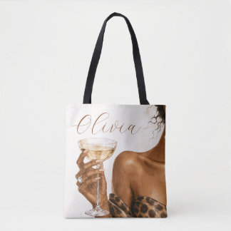 Personalisierte schwarze Frauenmode-Tasche Tasche