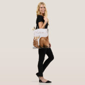 Personalisierte schwarze Frauenmode-Tasche Tasche (Am Model)