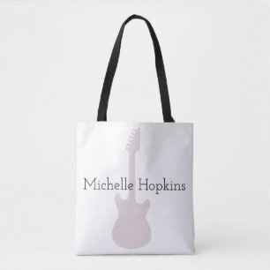 personalisierte schwarze grafische Notentasche Tasche