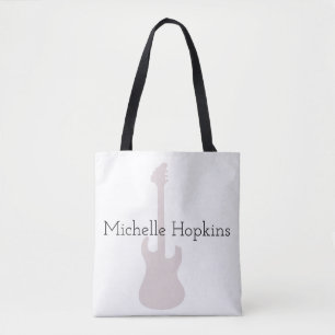 personalisierte schwarze grafische Notentasche Tasche