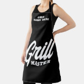 Personalisierte Schwarze Grill Master GRILLEN Schü Schürze (InSitu)