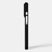 Personalisierte schwarze Handyhülle mit individuel Case-Mate iPhone Hülle (Rückseite / Links)