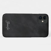 Personalisierte Schwarze Karte Case-Mate iPhone Hülle (Rückseite (Horizontal))