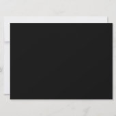 Personalisierte schwarze Logo-QR-Code-Geschäftsver Ankündigung (Rückseite)