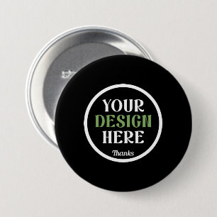 Personalisierte schwarze Logo-QR-Code-Geschäftsver Button