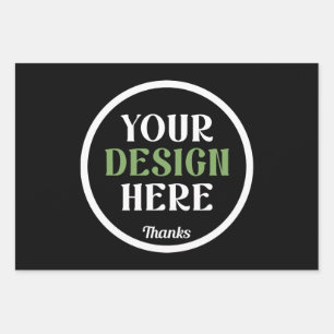 Personalisierte schwarze Logo-QR-Code-Geschäftsver Geschenkpapier Set