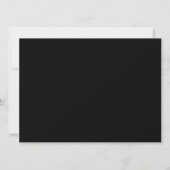 Personalisierte schwarze Logo-QR-Code-Geschäftsver Karte (Rückseite)