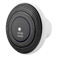 Personalisierte schwarze LP-Vinyl