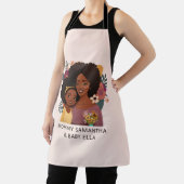 Personalisierte Schwarze Mama und Tochter (14) Schürze (InSitu)
