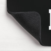 Personalisierte schwarze Mauspad – Vatertag (Ecke)