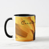 Personalisierte schwarze mit Augen Tasse (Links)