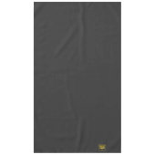 Personalisierte schwarze moderne benutzerdefiniert tischdecke (Vorderseite)