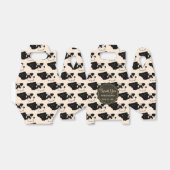 Personalisierte Schwarze MÖPSEN bevorzugen Gable B Geschenkschachtel (Ungefaltet)