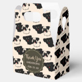 Personalisierte Schwarze MÖPSEN bevorzugen Gable B Geschenkschachtel (Geöffnet)