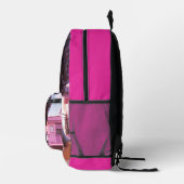 Personalisierte schwarze Puppe Bedruckter Rucksack (Rechts)