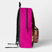 Personalisierte schwarze Puppe Bedruckter Rucksack (Links)