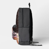 Personalisierte schwarze Puppe Bedruckter Rucksack (Rechts)