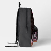 Personalisierte schwarze Puppe Bedruckter Rucksack (Links)