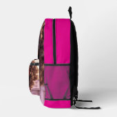 Personalisierte schwarze Puppe Bedruckter Rucksack (Rechts)