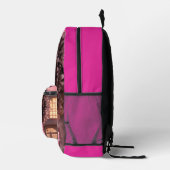 Personalisierte schwarze Puppe Bedruckter Rucksack (Rechts)