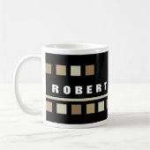 Personalisierte schwarze Tassen (Links)