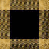 Personalisierte schwarze und goldene Winter-Wurfde Fleecedecke