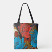 Personalisierte schwarze und rote tasche (Rückseite)