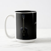 Personalisierte schwarze zweifarbige tasse (Links)