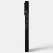 Personalisierte Schwarzkatzenkatze Case-Mate iPhone Hülle (Rückseite / Links)