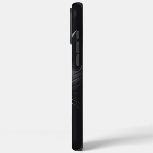 Personalisierte Schwarzkatzenkatze Case-Mate iPhone Hülle (Rückseite / Links)