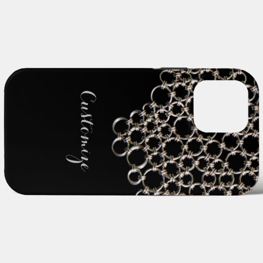 Personalisierte Schwarzkette Case-Mate iPhone Hülle (Rückseite (Horizontal))