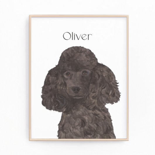 Personalisierte Schwarzspielkunst Fotodruck